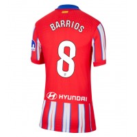 Camiseta Atletico Madrid Pablo Barrios #8 Primera Equipación para mujer 2024-25 manga corta